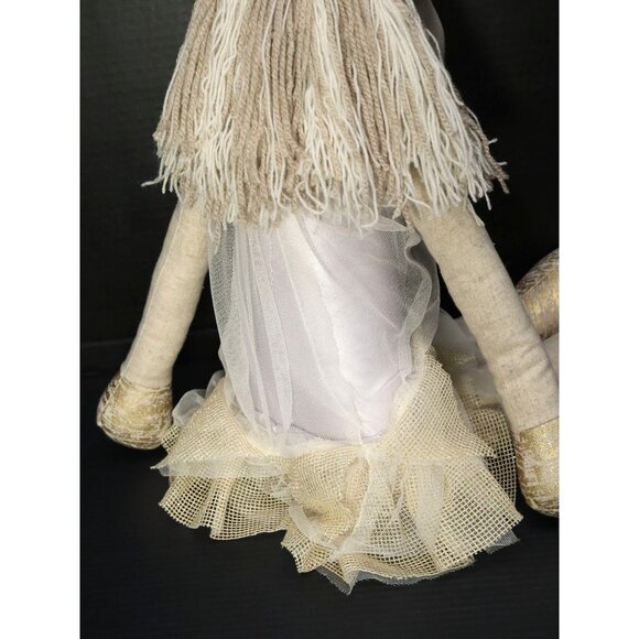 Pottery Barn Kids Everly Tan Linen Horse 28" DESIGNER DOLL Stuffed Animal 2015 - Picture 10 of 11